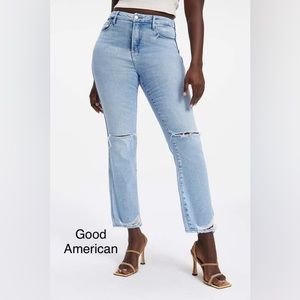 Good American - Good Curve - size 10 - Straight leg - only worn approx 7/8 times